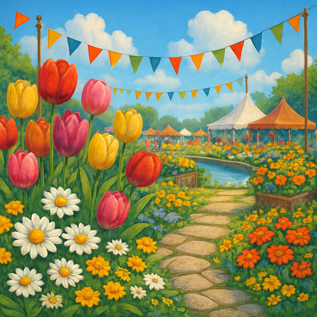 Vibrant Spring Flower Festival