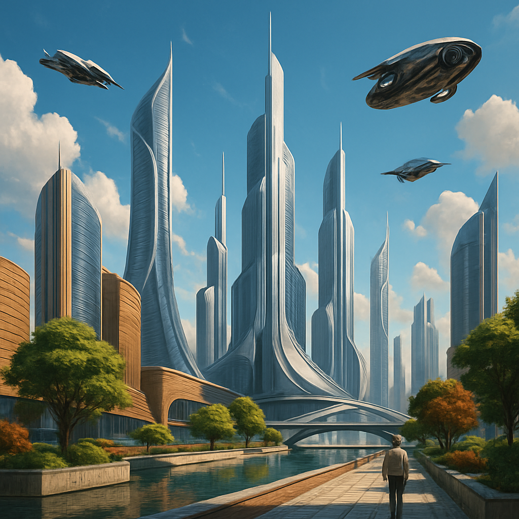 Futuristic Skyscraper Cityscape
