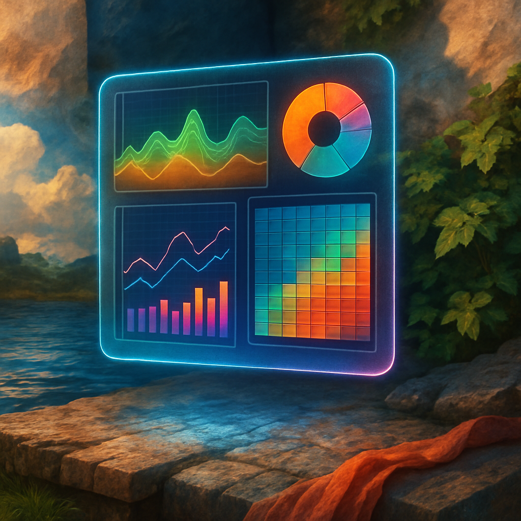 Holographic Data Display in Nature