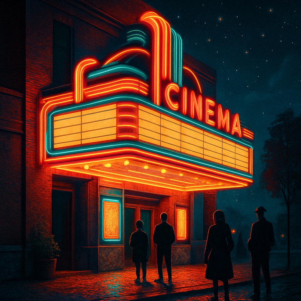 Neon Cinema Night