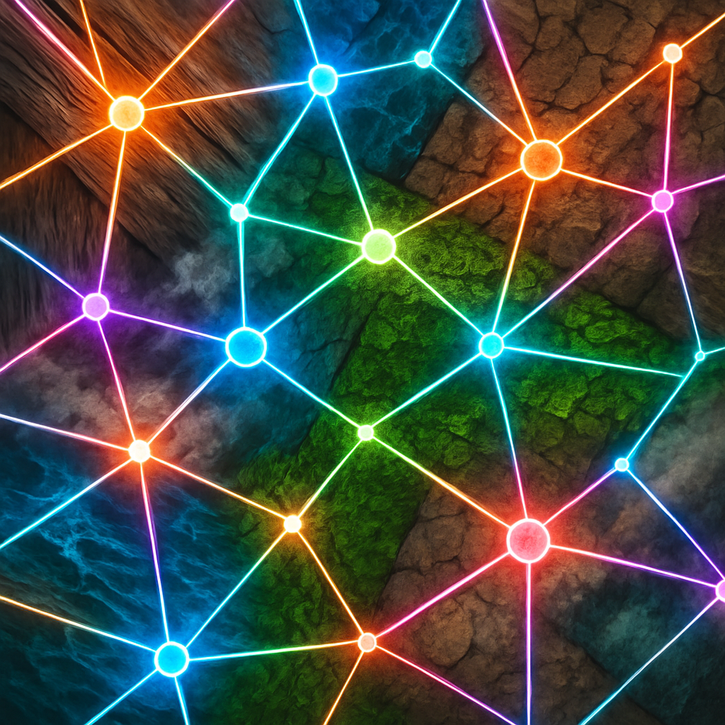 Vibrant Neon Network